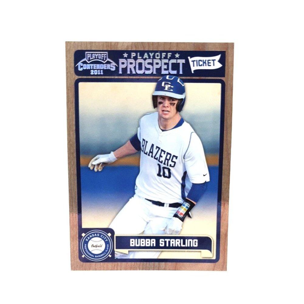 2011 Playoff Contenders Prospect Tickets 20 of 99 Bubba Starling #RT5 KC Blazers